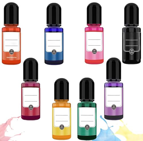 Farbpigmente Für Gießpulver, Epoxidharz Farbe Set, 8Stück Gießpulver Farbe, Farbe für Gips Gießpulver, Gießpulver Farbe Betonpigment, Epoxidharz Pigment Farbstoff, für Harz Kunst, DIY Malerei