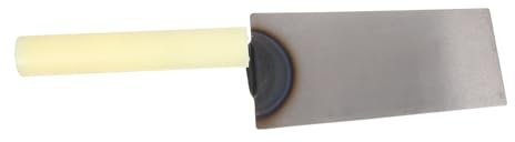 UKCOCO Spatola per Intonaco in Acciaio Inox con Impugnatura Ergonomica Spessa per Rasatura e Finitura Intonaci Piastrelle e Cartongesso Strumento Manuale Resistente per Edilizia e da Te