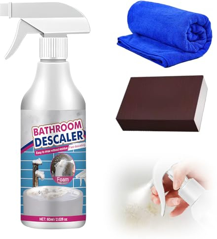 Nettoyeur de Taches Têtuesn, 2025 Nouveau Nettoyant Multi Surface Salle de Bain Détachant Multi-usages à L'acide Oxalique, Nettoyant WC Salle de bain Pour Lavabo Salle Bain Toilettes (1, 1PCS)