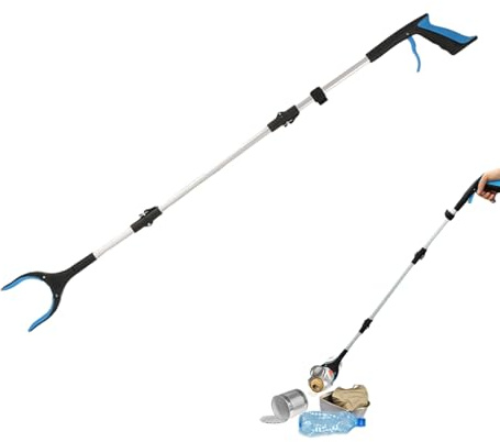 Grabber Reacher Tool – Attrezzo di presa e presa | Pinza per anziani, pieghevole ad alte prestazioni, raccoglitore dei rifiuti, attrezzi pieghevoli per la casa