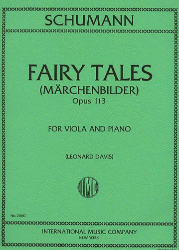 SCHUMANN - Cuentos de Hadas Op.113 Marchenbilder para Viola y Piano (Davis)