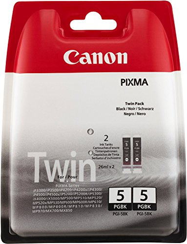 Canon 0628B030 Original Tintenpatronen, Schwarz, 2-er Pack