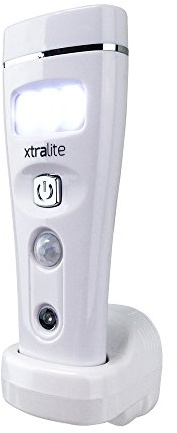 XtraLite nitesafe slim Capteur avec 4 fonctions LED Veilleuse Rechargeable, Lampe de poche et lumière travail xl20750