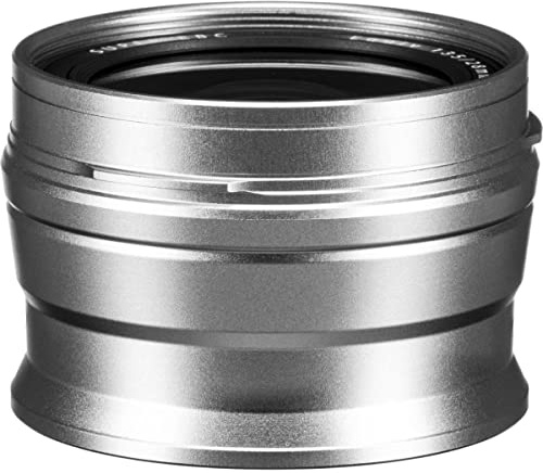 FUJIFILM WCL-X100 II Wide Angle Lens Silver -auto recognition with X100F