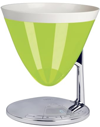 BUGATTI, Uma, Bilancia da Cucina Digitale con Timer, Display Elettronico, Ciotola Pesa Alimenti rimovibile, Portata massima 3kg, Design elegante (Verde Mela)