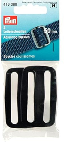Prym - Prym -Einstellung Kunststoffschwarz (50 mm) Schnallen - 1 Einheit