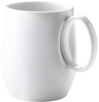 Médard de Noblat - Mug - D8 cm et 40 cl - Yaka - Porcelaine - Lot de 6 - Blanc