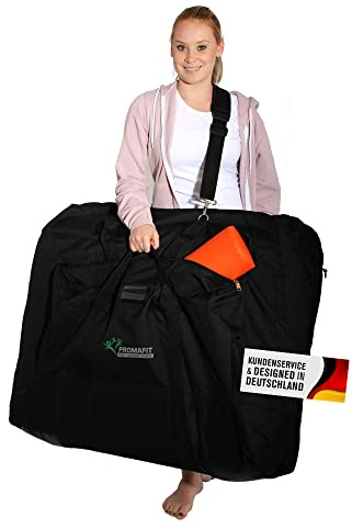 Promafit Tragetasche für Mobile Massageliege Exclusiv mit 2 Tragegriffen Universal Transporttasche für klappbaren Massagetisch in verschiedenen Größen (M)