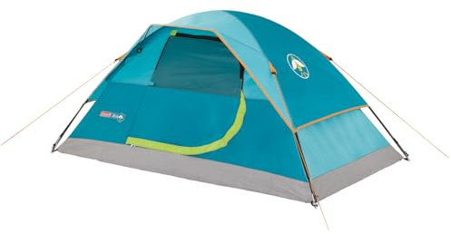 Coleman Kids Wonder Lake Tent 2-Person Glow-In-The-Dark Tent for Campsite Backyard or Indoor Use Sets Up in About 10 Minutes Rainfly Included