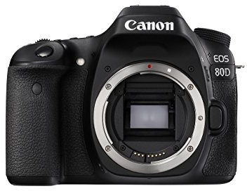 Canon EOS 80D Digital SLR Camera Body (Black) (Renewed)
