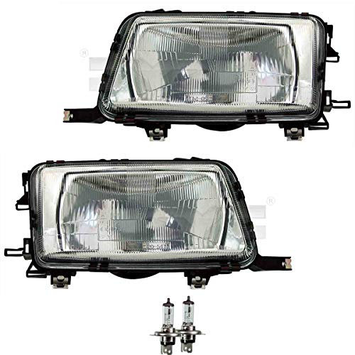 EISENFELS Bundle Set 70774853 Scheinwerfer rechts & links + Leuchtmittel H4 Classic kompatibel mit 80 8C B4