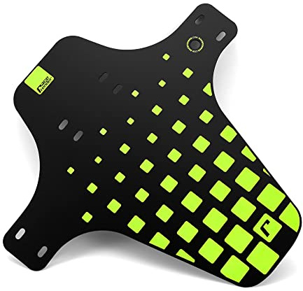 RaceFender Pixel Front 2.0 Fahrrad Schutzblech Mudguard MTB E-Bike 27,5, 29 (Neon Yellow)