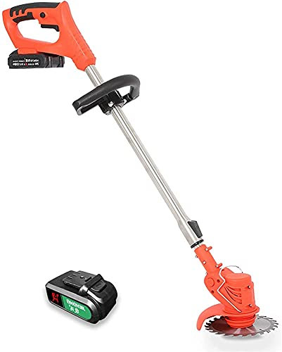 ATAAY Tagliaerba a Batteria, Tosaerba a Batteria per Piccoli Giardini, Tosaerba per Uso Domestico, Manufatti per la falciatura della Batteria al Litio per Erba, Tosaerba elettrici per Esterni