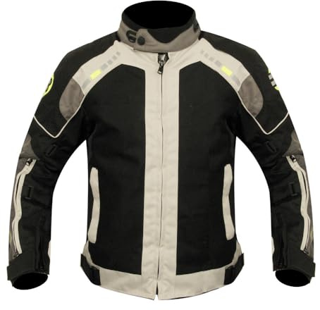 Befast | IRIS Giacca moto estiva Uomo Donna, Ventilazione ottimale e Protezioni CE per un Comfort Assicurato, Colore Nero Grigio