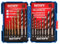 BATIOPV 16 pièces Forets Hélicoïdaux HSS, Forets à Carrelage, Professionnels pour Acier Inoxydable, Céramique, Béton, Carreaux, Bois, Pierre et Métal