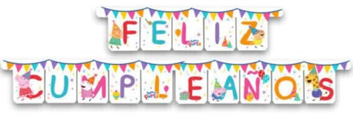 BeenSmile, Guirnalda Feliz Cumpleaños Infantil 3 Metros – Decoración Fiesta de Cumpleaños para Niños y Niñas – Pancarta Fiesta Infantil, Happy Birthday Decoración Reutilizable (Rosado)
