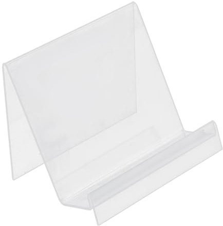 HONMEET 2stücke Transparente Buchständer Buchaufsteller Für Bücher Notizen Und Platten Stabiler Bücherhalter Für Zuhause Büro Bibliothek Und Buchläden