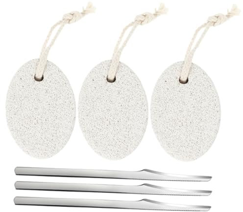 minkissy 3sätze Teiliges Pediküre Füße Hornhautentferner Und Fußfeile Für Sanfte Fußpflege Für Entfernung Von Schwielen Und Abgestorbener