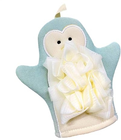 Shower Mitten Exfoliator,Soft Body Scrubber Exfoliator Gloves | Bathing Accessories, Loofah Sponge, Elastic Shower Puff for Bath Skin Exfoliation