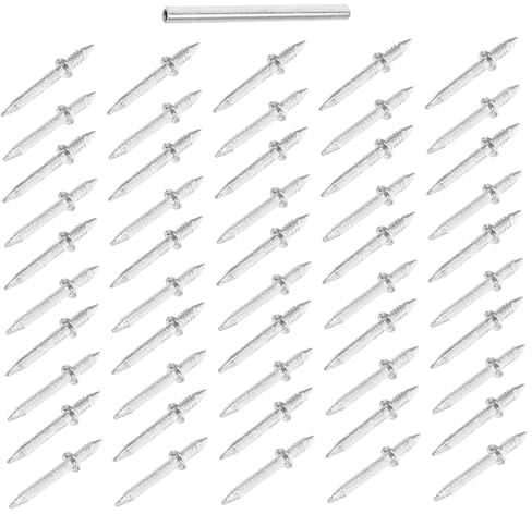 FONDOTIN Traceless Nails for Baseboard Picture Nails Double Head Design Heavy Duty for Drywall Includes Installation Sleeves for Seamless Skirting Board Attachment