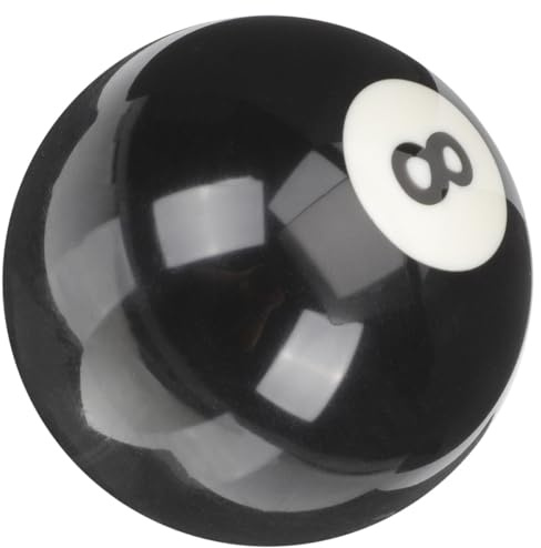 Veemoon Poolbillard Billardkugel aus Harz Schwarze Acht Kugel für Übung und Ersatz Amerikanischem Billardtisch