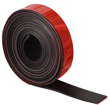 Självhäftande gummiremsor av neopren - självtätande packning - 1/2/3/5 meter rullar, svart(3000mmx40mmx4mm)
