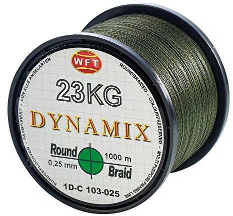 WFT Round Dynamix 1000m geflochtene Angelschnur