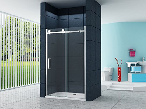 8 mm Nischen- / Schiebetür SOIL - XL 155 x 195 cm/Duschtür Nischentür Duschwand Dusche Klargals