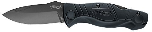 Walther Klappmesser TFK 2, Taschenmesser, 440C, inkl. Holster, ideal für Alltags- und Outdoor Aktvitäten