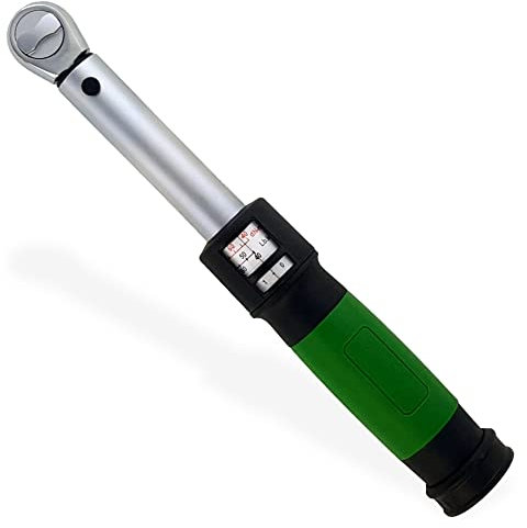 eTORK Chiave dinamometrica a scatto (attacco da 1/4) (intervallo: 40-200 pollici / 4-22 Newton metri)