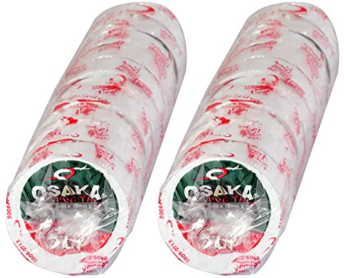 AAProTools Bündel mit 2 weißen Cricketball-Tape Tennisball-Tape 10 Stück Rolle