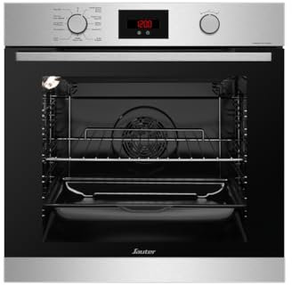 SAUTER Four encastrable pyrolyse SOP6210X Guide culinaire, 73 litres, porte froide