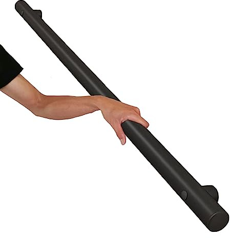 Treppengeländer, schwarzer Edelstahl-Handlauf, Treppengeländer für drinnen und draußen, lang: 50 cm, 80 cm, 1 m, 120 cm, 1,5 m, 180 cm, 2 m, 250 cm, 3 m, Treppengeländer-Handlauf ( Size : 300cm )