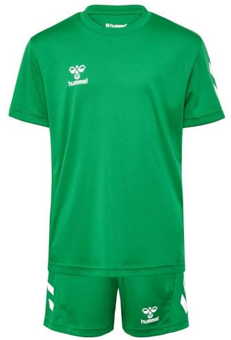 hummel jersey set barn vit grön, 10 (140) barn