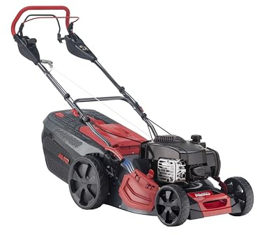 AL-KO 524 VS-B premium bensingräsklippare, skärbredd 51 cm, motoreffekt 2,3 KW, kontinuerlig hjuldrift, 4INONE-funktion, för gräsmattor upp till 1800 m²
