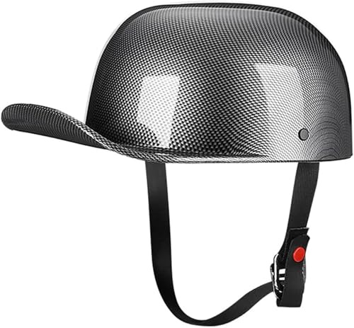 GKCEGHKS Mezzo Elmetto Moto retrò Aperto Caschi da Moto Cromwell Caschi ECE Omologato Mezzo Casco da Motociclista Vintage Caschi Casco A Scodella Scooter Motorino Portatile Mezzi Caschi Jet