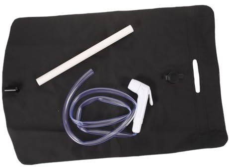 Happyyami 1 Satz Campingdusche Reisezubehör wasserdichte Trockentasche Camper Nass wasserdichte Strandtasche Mit Reißverschluss Trinkrucksack Duschzelt Zum Campen Aufstellen Zelt Auf 0 Black