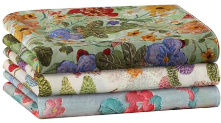 HOULIFE Bandane floreali in cotone, per capelli, stile vintage, per donne, uomini, ragazzi e ragazze, Colore: 3-3 pezzi, M
