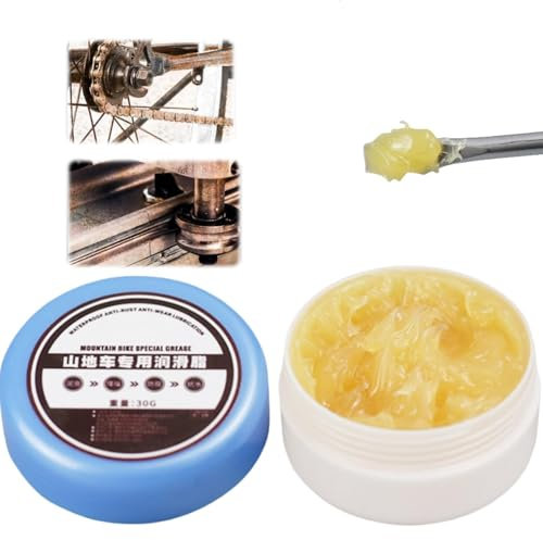 High-Temp Lithium Grease for Bikes - Multi-Purpose Anti-Seize Copper & Silicone, O-Ring, Brake, Assembly & Thread Lubricant