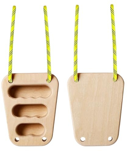 Hangboard - Difturd Klettertrainer aus Holz, Klettertrainer, Felskletterbarrieren, Rehabilitation, Fitnessstudio, Zuhause, Outdoor, Trainings-Set aus Holz