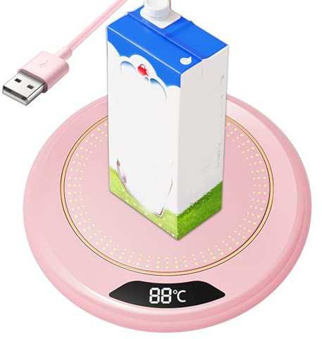 Tasse de café Chauffant | 3 Niveaux de température Mug Plus réchauffée 20W - Tampon à Chaleur réglable électrique pour la Bougie à thé de Bois de Boisson à Manger du Bar à Manger