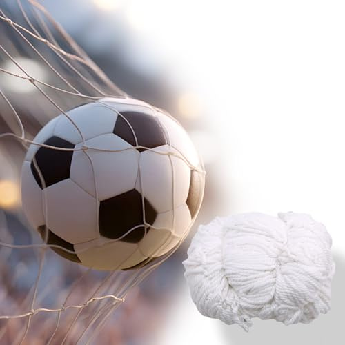 Fußballtor Netz, 3m x 2m Fußball Tornetz, Polypropylen Ersatznetz für Fußballtor, Fußball-Torpfostennetz, Fußballs Tor Net Training Spielen Tornetz für Fußballtraining Fußballspiel