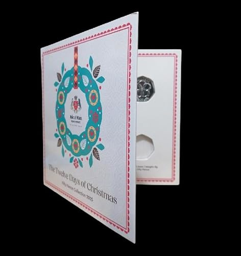 Isle of Man 2025 The Twelve Days of Christmas 50p fifty pence Collection Folder holds 6 Coins - (No Coins Included)