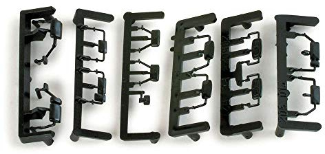 Herpa 052764 052764-Miniature Model-Truck Mirrors, Equipment from The 80s