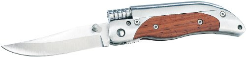 Semptec Urban Survival Technology Messer mit Feuerstahl: Taschenmesser mit 8-cm-Klinge und Magnesium-Feuerstab (Taschenmesser mit Feuerstahl, mit Feuerstein, Zelt)