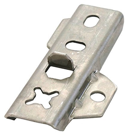 DILA 2 / 17 mm Universal Terrassenverbinder-Set | Edelstahl| Terrassenbefestigung (200 Stk.)