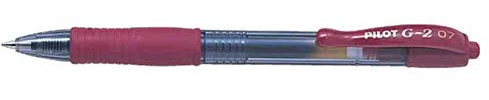 Pilot Gelschreiber G2 07 Fun Bordeauxrot, 10 Stück