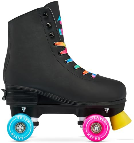RAVEN Rollschuhe Roller Skates für Kinder Erwachsene Mädchen Damen verstellbar