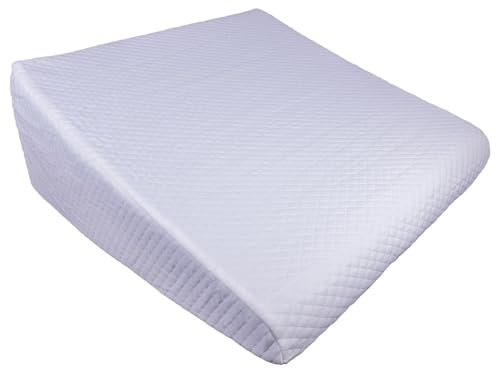 Aidapt Keilkissen mit Kühlgel infundiert, mehrere Positionen, orthopädisch, hochdichter PU-Schaum mit 5,1 cm Gel-infundierter Memory-Schaum-Schicht, ideal für sauren Reflux, Schnarchen, Atemprobleme,