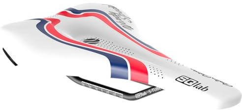 SQlab Rennrad Sattel 612 ERGOWAVE® Active 2.1 ltd. Wardy Special, Rennradsattel in weiß, ergonomischer Sattel für Rennrad, Fahrradsattel für Rennräder